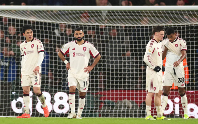 Liverpool đã không thắng 5 trận liên tiếp