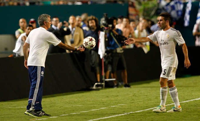 Dani Carvajal đã không có cơ hội ra mắt đội một Real Madrid dưới thời Mourinho