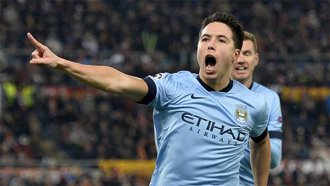 Nasri ghi bàn cho Man City
