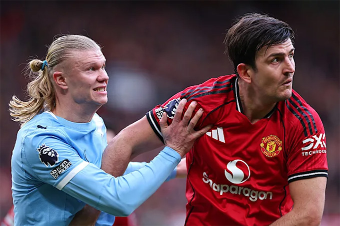 Maguire vừa khiến cho Haaland "tắt điện"