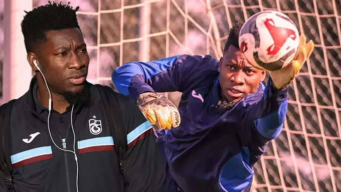 Onana đang khoác áo Trabzonspor theo dạng cho mượn