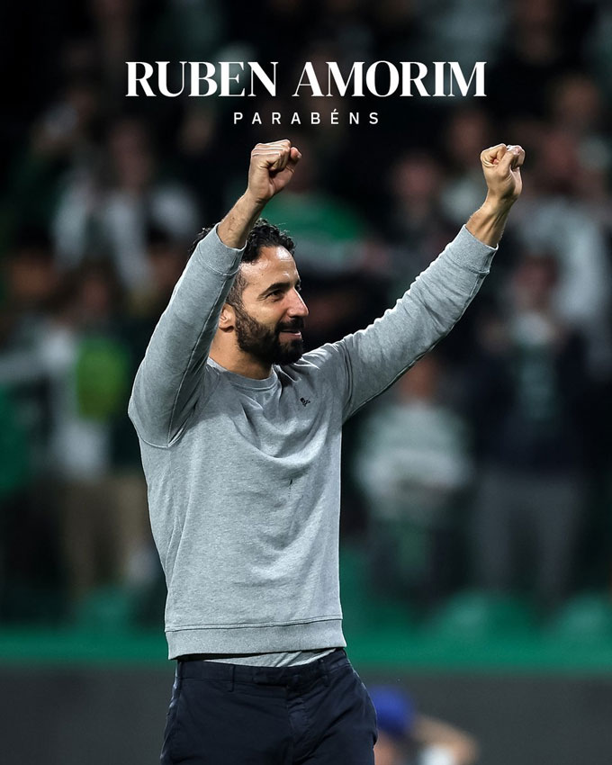 Amorim được CLB cũ Sporting Lisbon chúc mừng sinh nhật