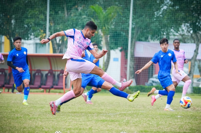 CAHN có sự chuẩn bị rất kỹ cho cuộc đón tiếp Ninh Bình. Ảnh: FBNV