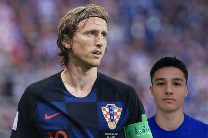 Moric (ảnh nhỏ) vẫn được so sánh là "Tiểu Modric"