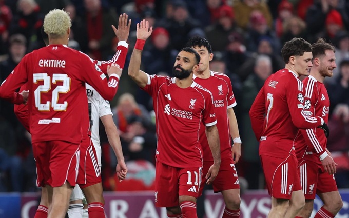 Mohamed Salah và các đồng đội dễ dàng vùi dập Qarabag với tỷ số 6-0 ở lượt trận cuối cùng