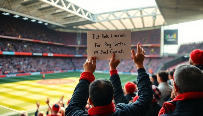 Các fan MU rất ủng hộ Carrick