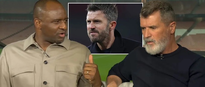 Keane (phải) vừa đổi ý và khuyên lãnh đạo MU nên trao cơ hội cho đàn em