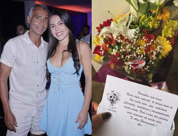 Romario đang hẹn hò nữ sinh 23 tuổi, Alycia Gomes