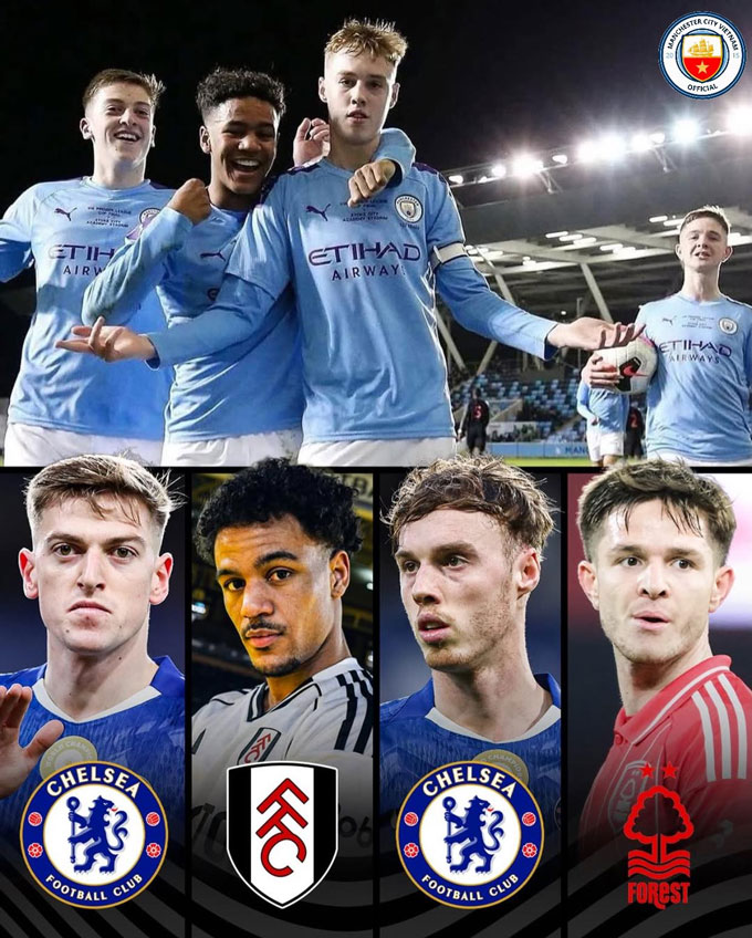 Man City đã thu về hơn 120 triệu bảng từ việc bán các cầu thủ từ học viện
