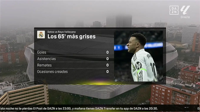 Mbappe tệ hại trong 65 phút đầu tiên ở trận gặp Vallecano