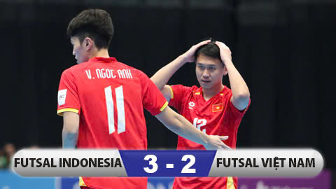 Kết quả Futsal Indonesia 3-2 Futsal Việt Nam: Chia tay giải châu Á - Bongdaplus.vn