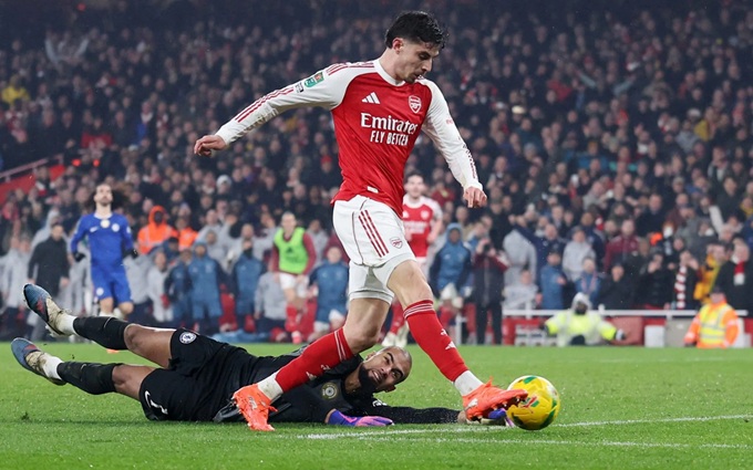 Arsenal bản lĩnh hệt như cách Havertz ghi bàn ở phút cuối