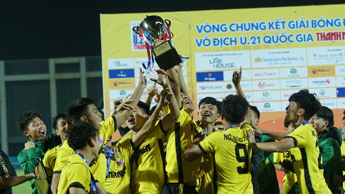 Học viện bóng đá Nutifood vô địch giải U21 Quốc gia 