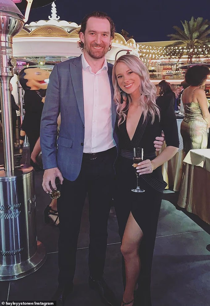 Hayley Stone, vợ của Mark Stone (cầu thủ khúc côn cầu đội tuyển Canada)