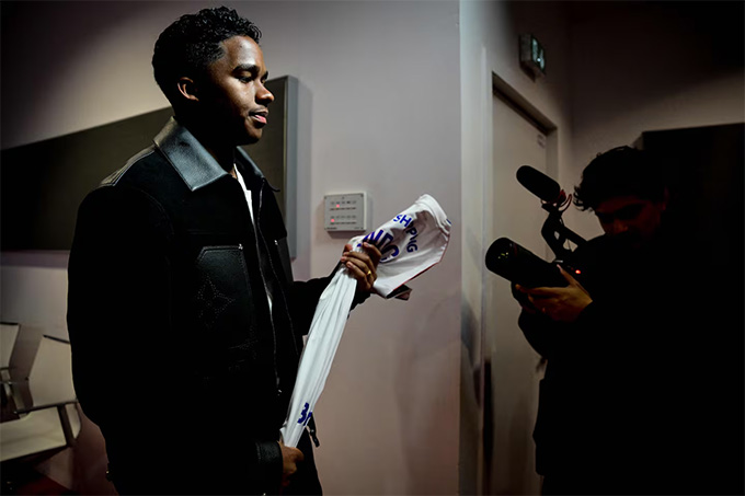 Endrick lúc mới xuất hiện ở Lyon