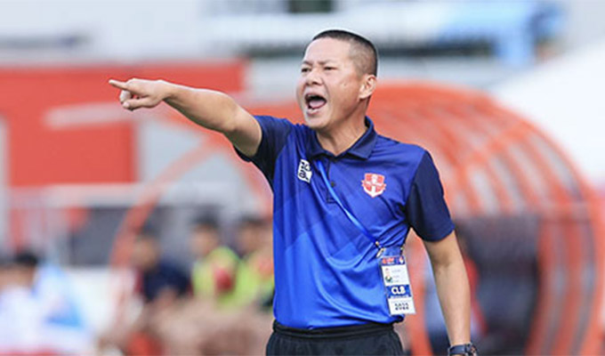 HLV Chu Đình Nghiêm và Hải Phòng sẽ có chuyến làm khách tại Hàng Đẫy ở vòng 13. Ảnh: Phan Tùng