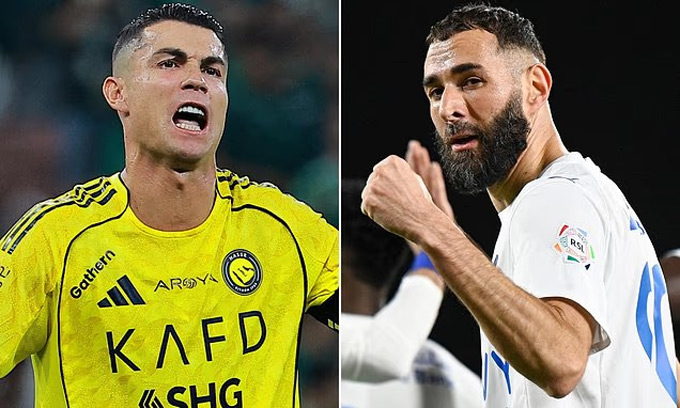 Benzema lập hat-trick trong trận ra mắt Al Hilal, Ronaldo tiếp tục đình công
