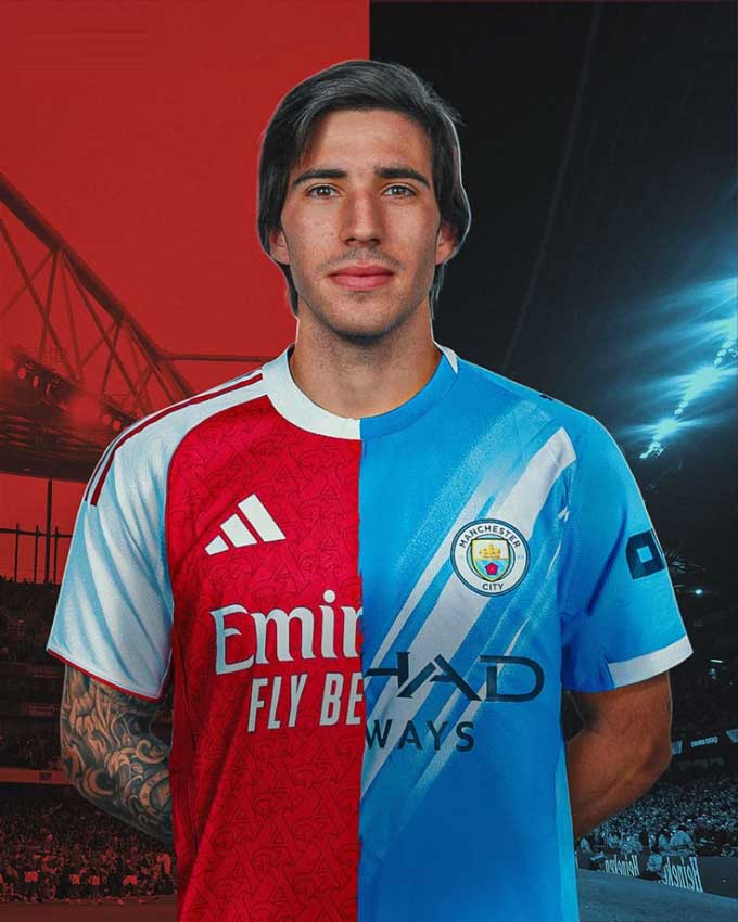 Tonali được cả Arsenal và Man City theo đuổi