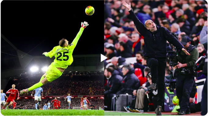 Pha cứu thua của Donna và màn ăn mừng bắt chước đầy cảm xúc của Pep