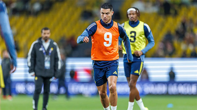 Ronaldo đã trở lại Al Nassr để tập luyện