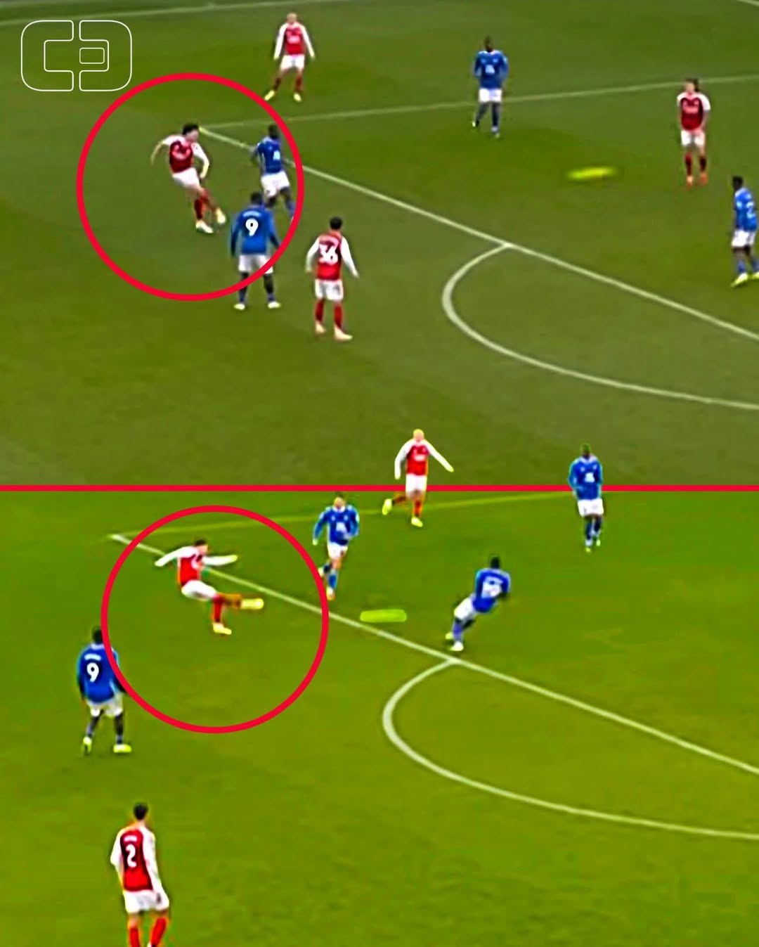 Bàn thắng ở phút 42 là bàn thắng thứ hai của anh và là bàn thắng thứ tám của Arsenal tại Premier League mùa này từ ngoài vòng cấm