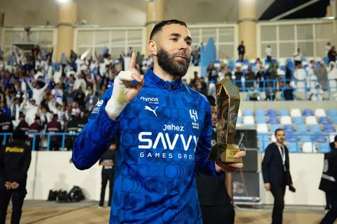 Benzema gần đây đã cập bến Al Hilal