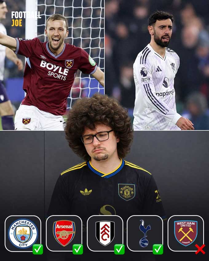 Illett suýt hoàn thành thử thách nếu MU ghi thêm 1 bàn ở trận gặp West Ham