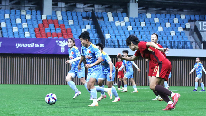 Đội tuyển nữ Việt Nam đã để thua 0-2 trong trận giao hữu với Trung Quốc