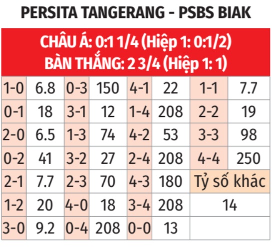 Persita vs PSBS Biak Numfor 