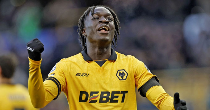 Mateus Mane trong màu áo Wolves