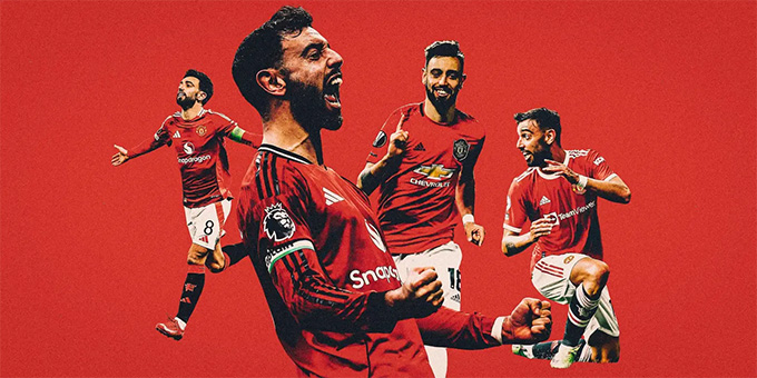 Bruno Fernandes đang có một trong những mùa giải hay nhất trong màu áo MU