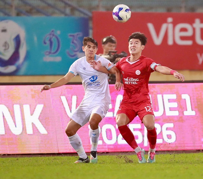 Nam Định vừa thua Thể Công trong trận đấu bù