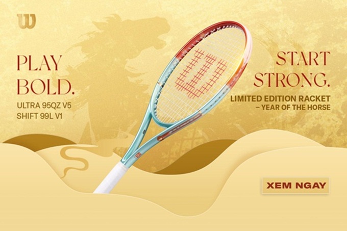 Khoác lên mình phối màu lấy cảm hứng từ mây và gió, Year of the Horse không chỉ là một cây vợt giới hạn mà là lời khẳng định cho kim chỉ nam “START STRONG. PLAY BOLD.”