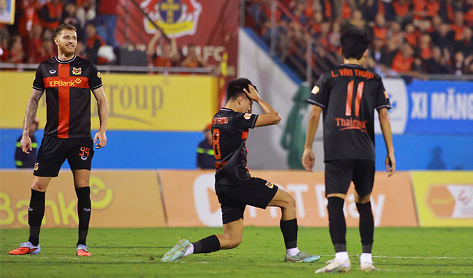 Nhưng phong độ gần đây của Ninh Bình đã không còn tốt. Ảnh: Đức Cường