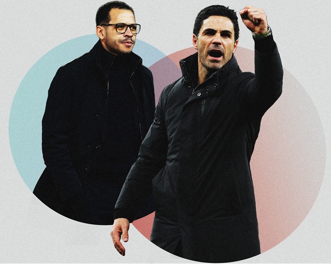 Rosenior đang ở vị thế tương tự Arteta tại Arsenal bảy năm trước