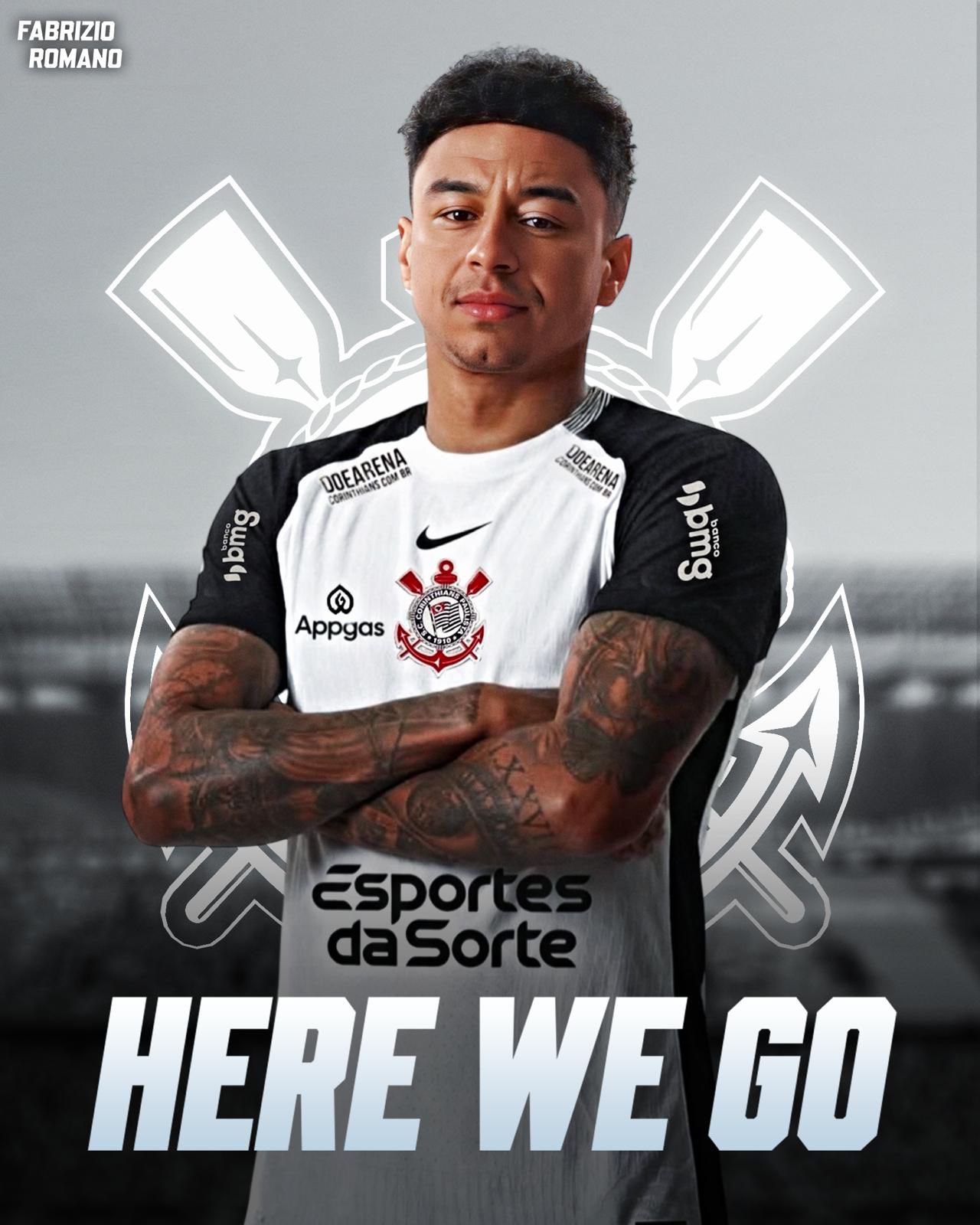 Lingard gia nhập Corinthians