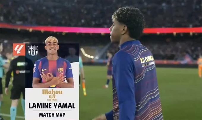 Anh nhận danh hiệu Cầu thủ xuất sắc nhất trận