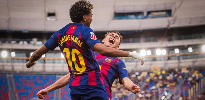 Yamal đang tái hiện hình ảnh Messi tại Barca
