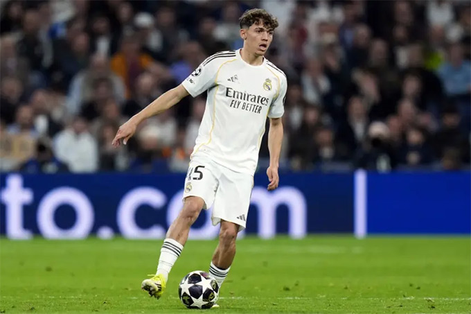 Thiago Pitarch có cơ hội đá chính trận đầu tiên cho Real Madrid