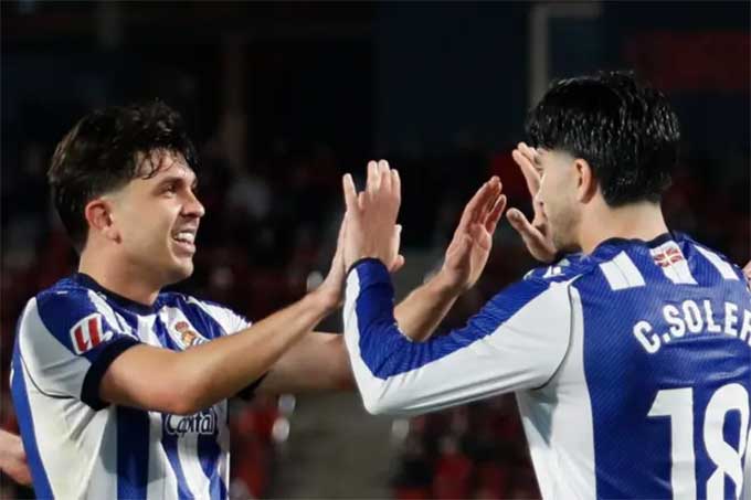 Sociedad đã kiếm được 18 điểm ở La Liga trong năm mới