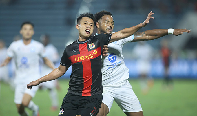 Ninh Bình sa sút khi nhận 3 thất bại liên tiếp ở V.League - Ảnh: Đức Cường 