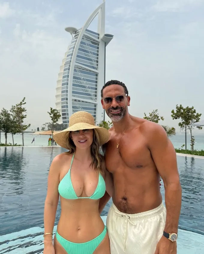 Vợ chồng Rio Ferdinand đang sinh sống tại Dubai