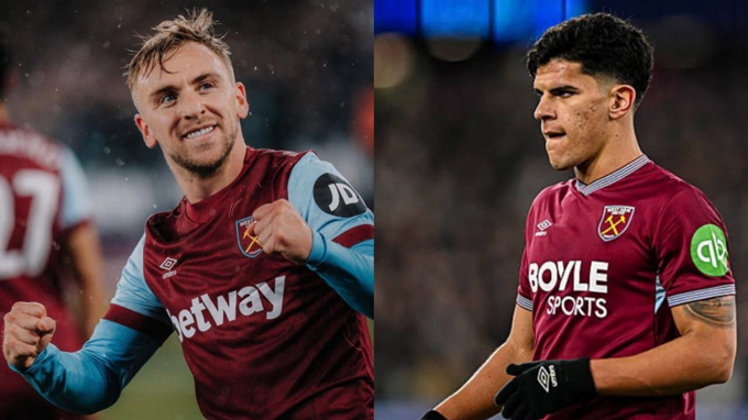 MU nhắm Bowen và Mateus Fernandes nếu West Ham xuống hạng