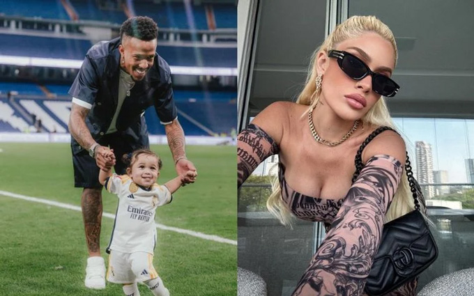 Eder Militao từng chung sống với Karoline