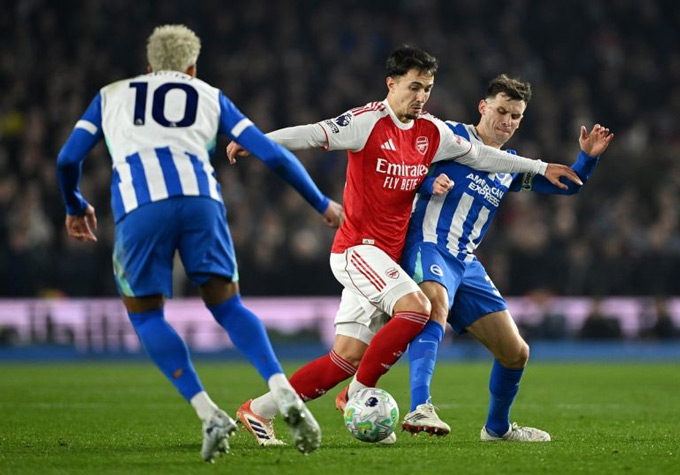 Zubimendi tiếp tục cày ải trước Brighton mới đây