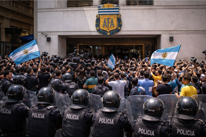 LĐBĐ Argentina (AFA) đang phải chịu nhiều cáo buộc tài chính