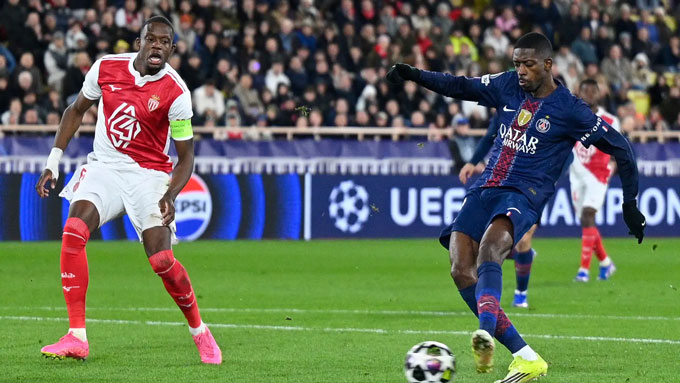 Dembele sẵn sàng ra sân đối đầu với Monaco