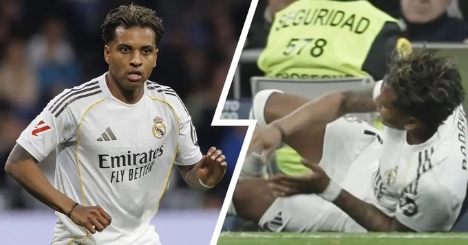 Rodrygo là nạn nhân thứ 7 của "lời nguyền" ACL tại Bernabeu.