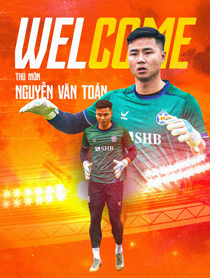 Thủ môn Nguyễn Văn Toản gia nhập Đà Nẵng với bản hợp đồng cho mượn từ Hải Phòng 