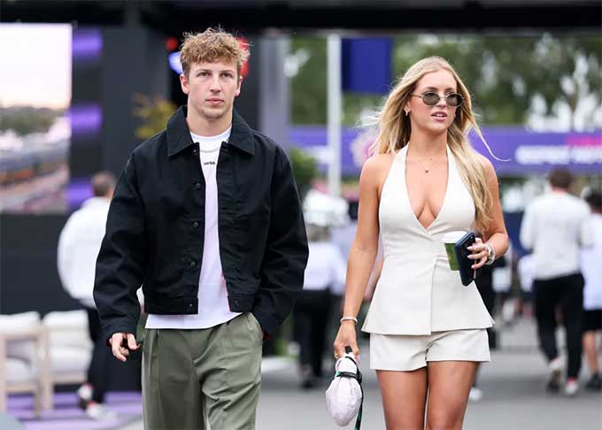 Hannah có bạn trai là tay đua F1 nổi tiếng